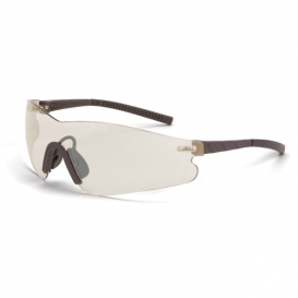 CrossFire Blade Safety Glasses - Brown Temples - Brown Indoor/Outdoor Lens