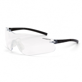 CrossFire Blade Safety Glasses - Black Temples - Clear Anti-Fog Lens