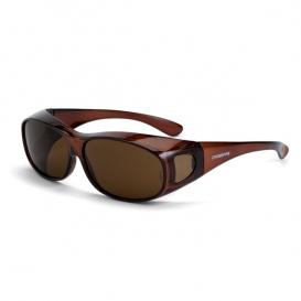 CrossFire OG3 Safety Glasses - Brown Lens - Fits Large to Extra Large Glasses