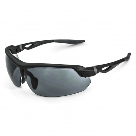 CrossFire 39221 Cirrus Safety Glasses - Black Frame - Smoke Lens
