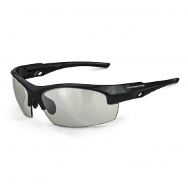 CrossFire 40412 Crucible Safety Glasses - Black Frame - Indoor/Outdoor Lens