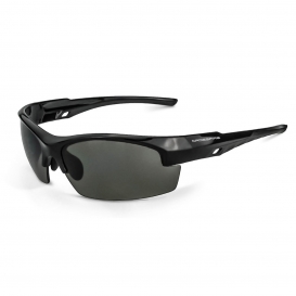 CrossFire 4061 Crucible Safety Glasses - Black Frame - Smoke Lens