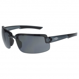  CrossFire 440401 ES6 Safety Glasses - Crystal Black Frame - Smoke Lens