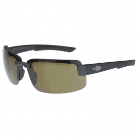  CrossFire 440613 ES6 Safety Glasses - Matte Black Frame - Brown Polarized Lens