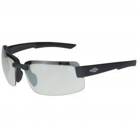  CrossFire 440615 ES6 Safety Glasses - Matte Black Frame - Indoor/Outdoor Lens