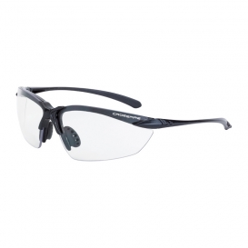 CrossFire 924RX Sniper Safety Glasses - Black Frame - Clear Bifocal Lens