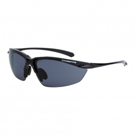 CrossFire 9614 Sniper Safety Glasses - Black Frame - Smoke Polarized Lens