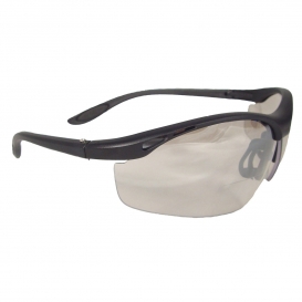 Radians CH1-9 Cheaters Safety Glasses - Smoke Frame - Indoor/Outdoor Bifocal Lens