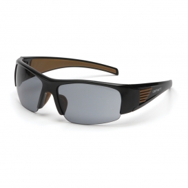Carhartt Thunderbay Safety Eyewear - Black Frame - Gray Anti-Fog Lens