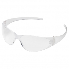 MCR Safety CK100 CK1 Safety Glasses - Clear Frame - Clear Uncoated Lens