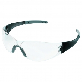 Crews CK210 Checkmate 2 Safety Glasses - Black Temples - Clear Lens