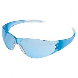 MCR Safety CK233 CK2 Safety Glasses - Blue Lens - Clear Nose Piece