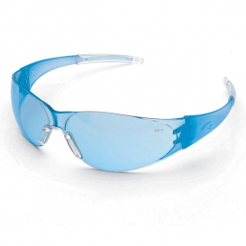 Crews CK2 Safety Glasses - Blue Lens - Clear Nose Piece