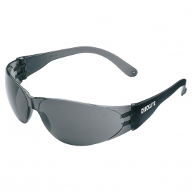 MCR Safety CL112 Checklite CL1 Safety Glasses - Smoke Temples - Gray Lens