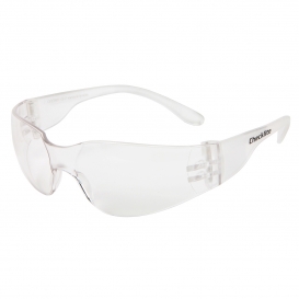 MCR Safety CL210 Checklite CL2 Safety Glasses - Small Clear Frame - Clear Lens