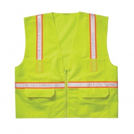 CLC SV14 Economy Non ANSI Surveyor Safety Vest - Yellow/Lime