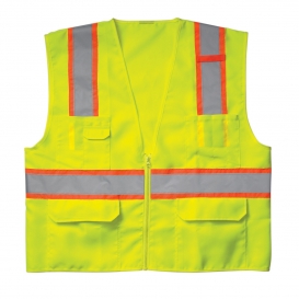 CLC SV22 Type R Class 2 Surveyor Safety Vest - Yellow/Lime