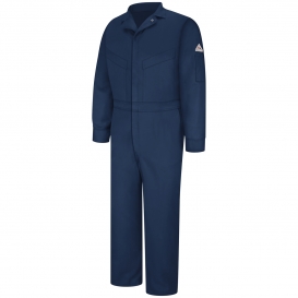 Bulwark FR CLD4 Men\'s Lightweight Deluxe Coverall - Excel FR ComforTouch - 6 oz. - Navy