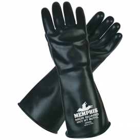 Memphis Gloves Butyl Gloves - 25 mil Smooth Finish