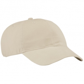 Port & Company CP77 Brushed Twill Low Profile Cap - Stone