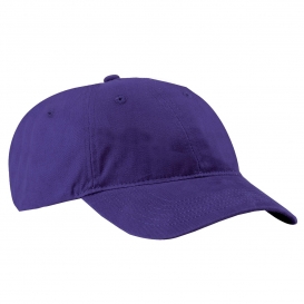 Port & Company CP77 Brushed Twill Low Profile Cap - Purple