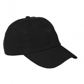 Port & Company CP78 Washed Twill Cap - Black