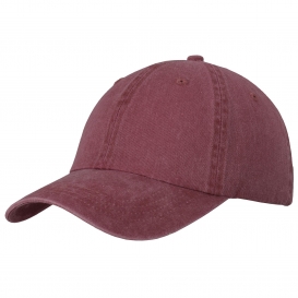 Port & Company CP84 Pigment-Dyed Cap - Maroon