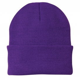 Port & Company CP90 Knit Cap - Athletic Purple