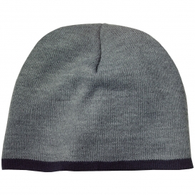 Port & Company CP91 Beanie Cap - Athletic Oxford/Black