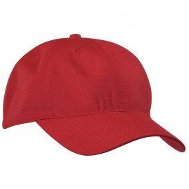 Port Authority CP96 Soft Brushed Canvas Cap - Red