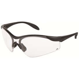 Crews CT93710 Citation 937 Safety Glasses - Black Frame - Clear Lens