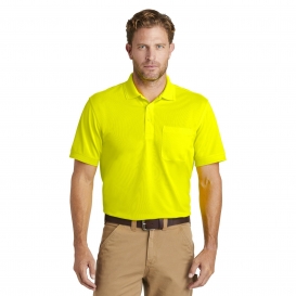 CornerStone CS4020P Industrial Snag-Proof Pique Pocket Polo - Safety Yellow