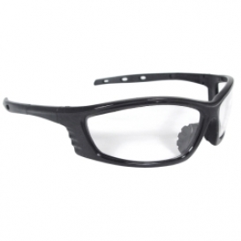 Radians Chaos Safety Glasses - Black Frame - Clear Lens