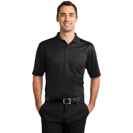 CornerStone CS412P Select Snag-Proof Pocket Polo - Black