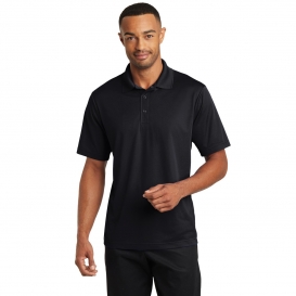 CornerStone CS421 Micropique Gripper Polo - Black