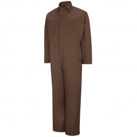 Red Kap CT10 Twill Action Back Coveralls - Brown