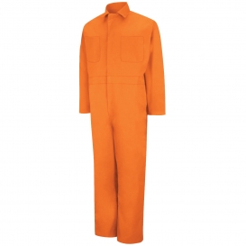 Red Kap CT10 Twill Action Back Coveralls - Orange