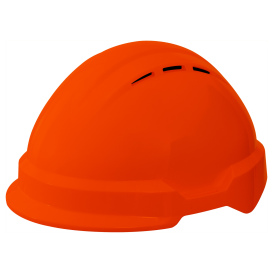 Delta Plus WEL22105HO Americana Vented Safety Helmet - Ratchet Suspension - Hi Viz Orange