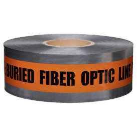 CAUTION BURIED FIBER OPTIC LINE BELOW - Detectable Underground Warning Tape