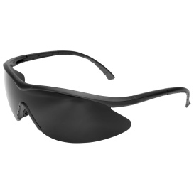 Edge DB116 Banraj Safety Glasses - Black Frame - Smoke Lens