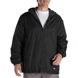 Dickies 33-237 Fleece Lined Hooded Nylon Jacket