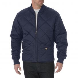 Dickies 61-242 Diamond Quilted Nylon Jacket - Dark Navy