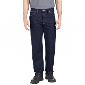 Dickies CR393 Industrial Relaxed Fit Denim Jeans - Rinsed Indigo Blue