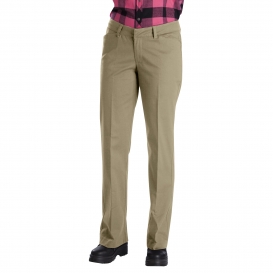 Dickies FP321 Women\'s Relaxed Straight Stretch Twill Pants - Desert Sand