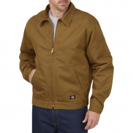 Dickies LJ539 Canvas Jacket - Rinsed Brown Duck