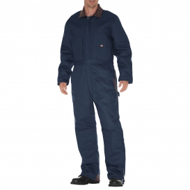 Dickies TV239 Duck Insulated Coveralls - Rinsed Dark Navy