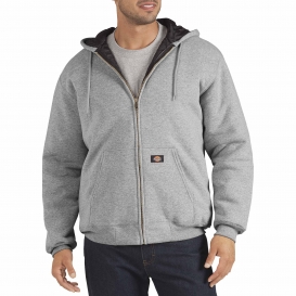 Dickies TW394 Heavyweight Quilted Fleece Hoodie - Heather Gray