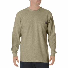 Dickies WL450 Long Sleeve Heavyweight Crew Neck T-Shirt - Desert Sand
