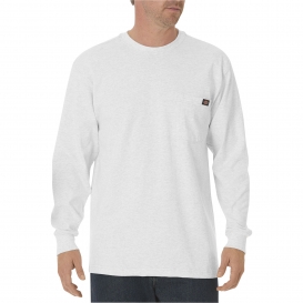 Dickies WL450 Long Sleeve Heavyweight Crew Neck T-Shirt - White