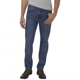 Dickies XD710 X-Series Slim Fit Straight Leg 5-Pocket Denim Jeans - Heritage Medium Indigo